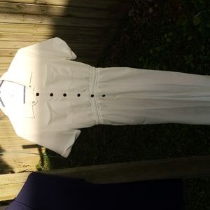 Vintage white jumpsuit